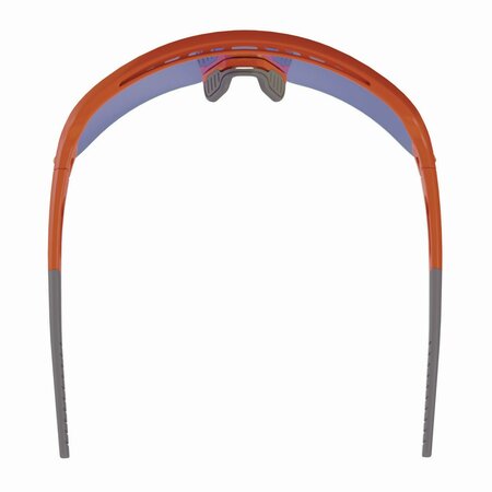 Ergodyne Skullerz AEGIR Safety Glasses, Mirrored Lenses, Orange Nylon Frame, Blue Mirror Polycarbonate Lens 55021